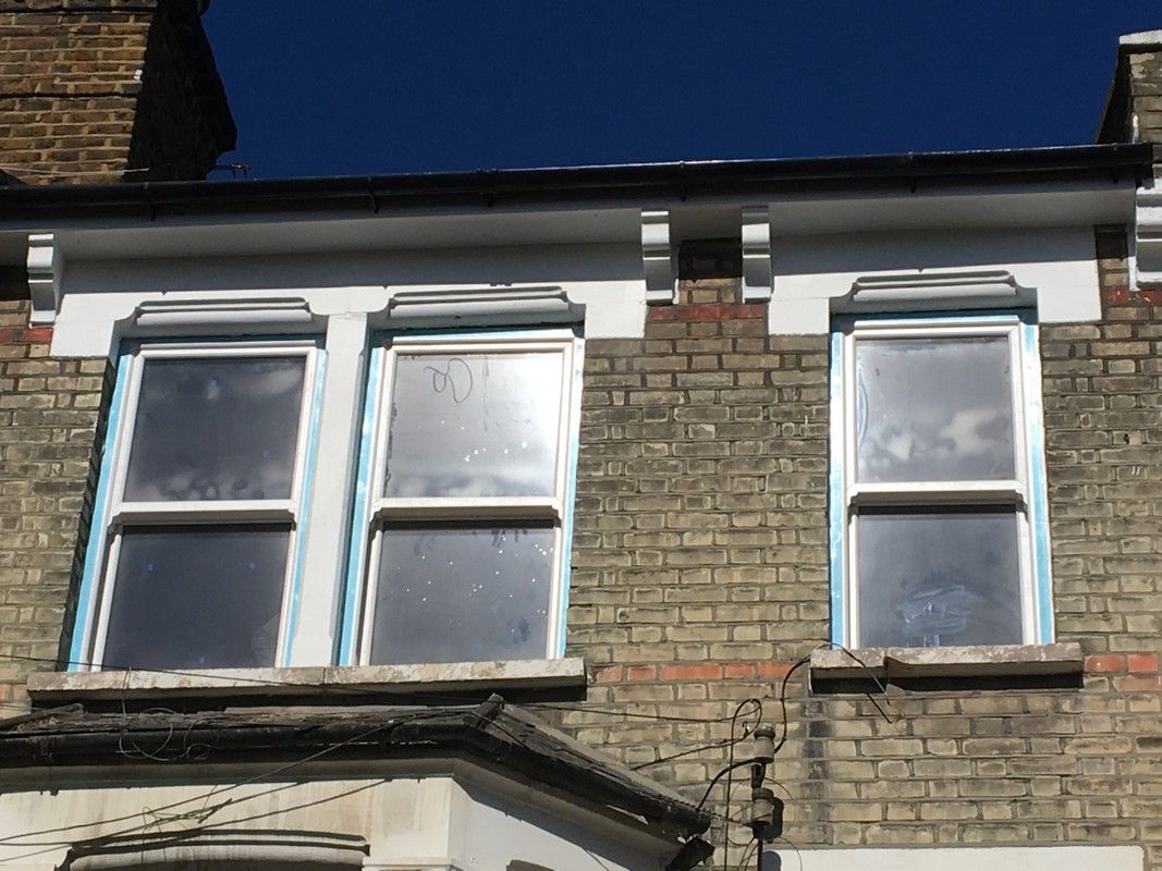 New uPVC sash windows fitted on Victorian terrace in St Albans